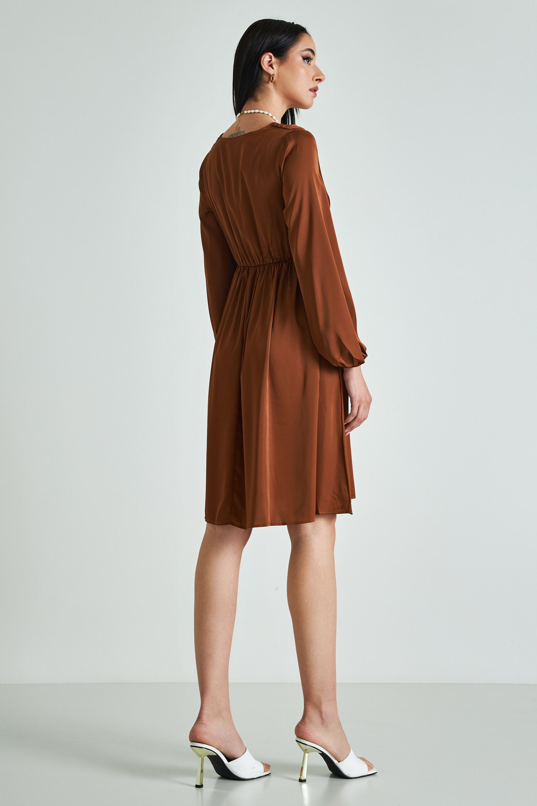 Picture of Midi satin dress