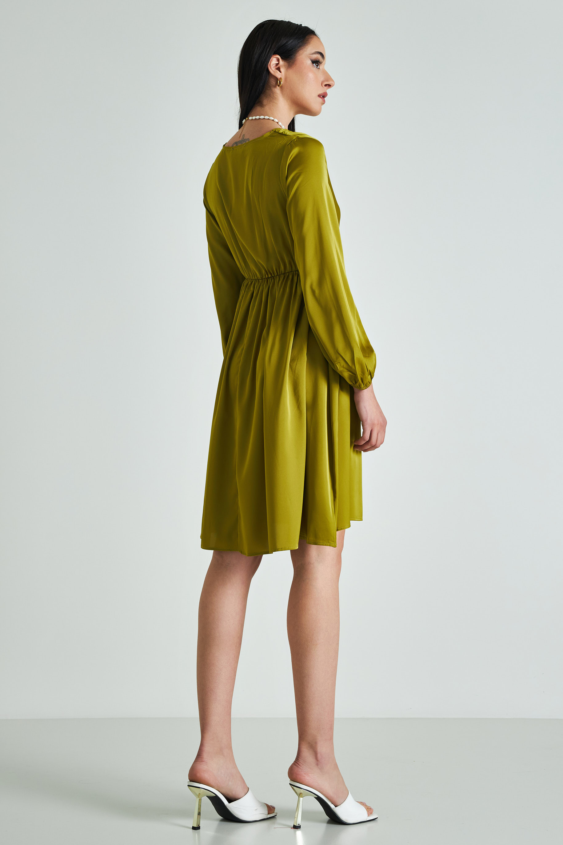 Picture of Midi satin dress