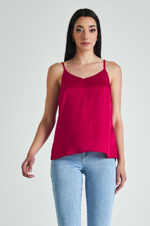 Picture of Sleeveless satin blouse