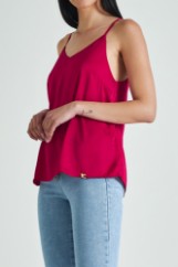 Picture of Sleeveless satin blouse