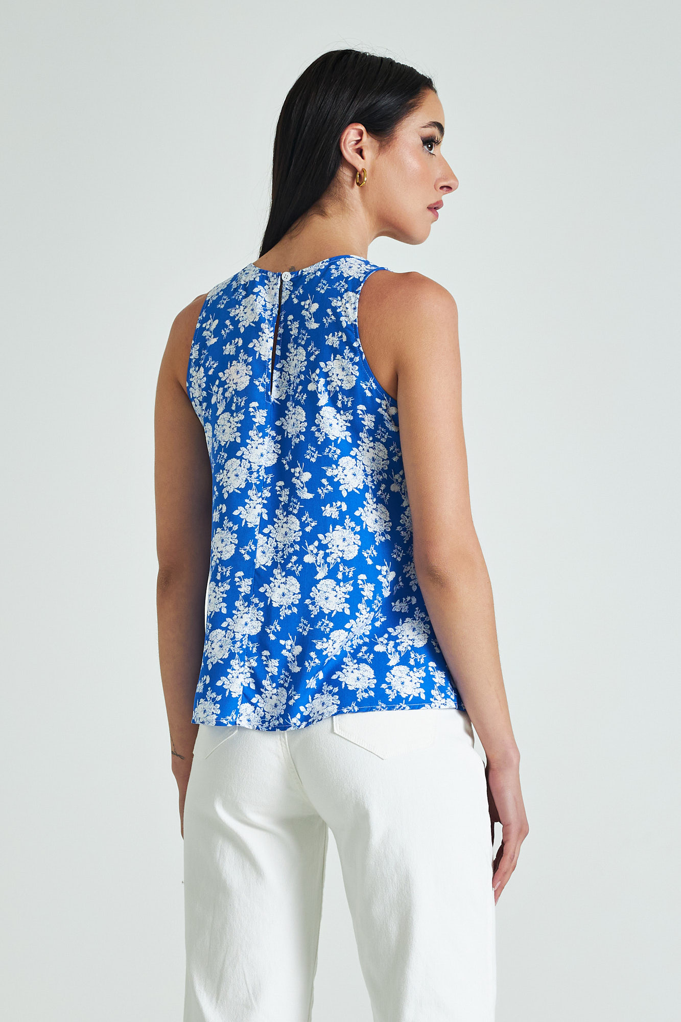 Picture of Sleeveless printed top