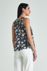 Picture of Sleeveless printed top