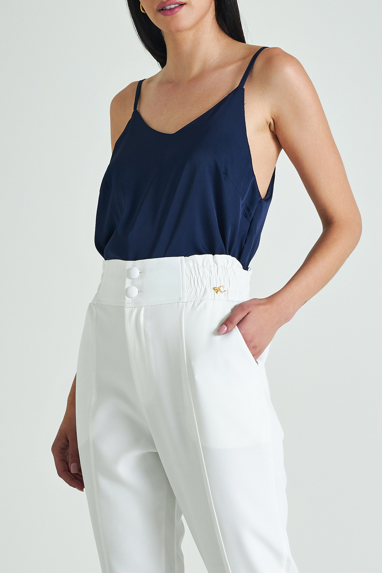 Picture of Elastic high waisted pants