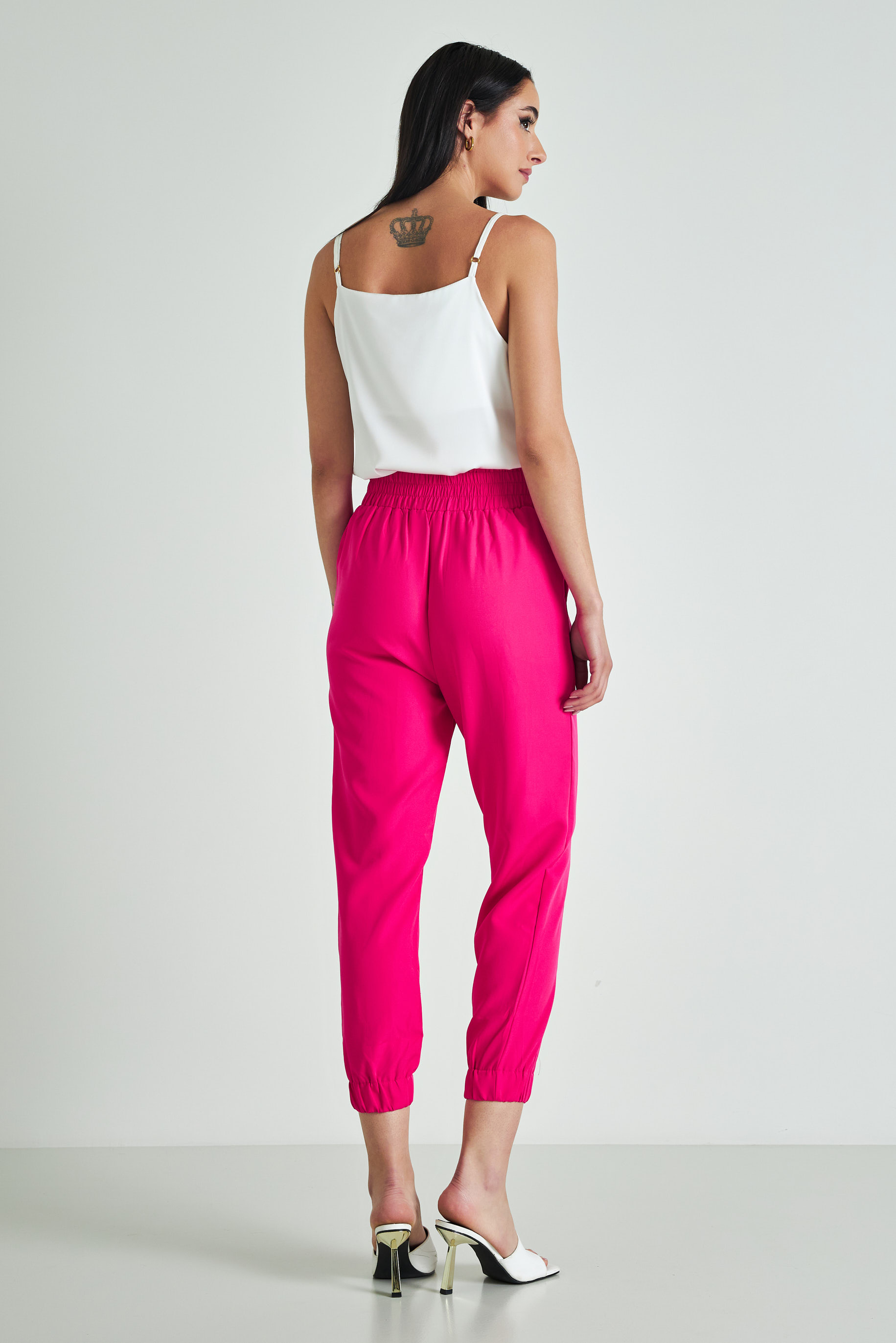 Picture of Elastic high waisted pants