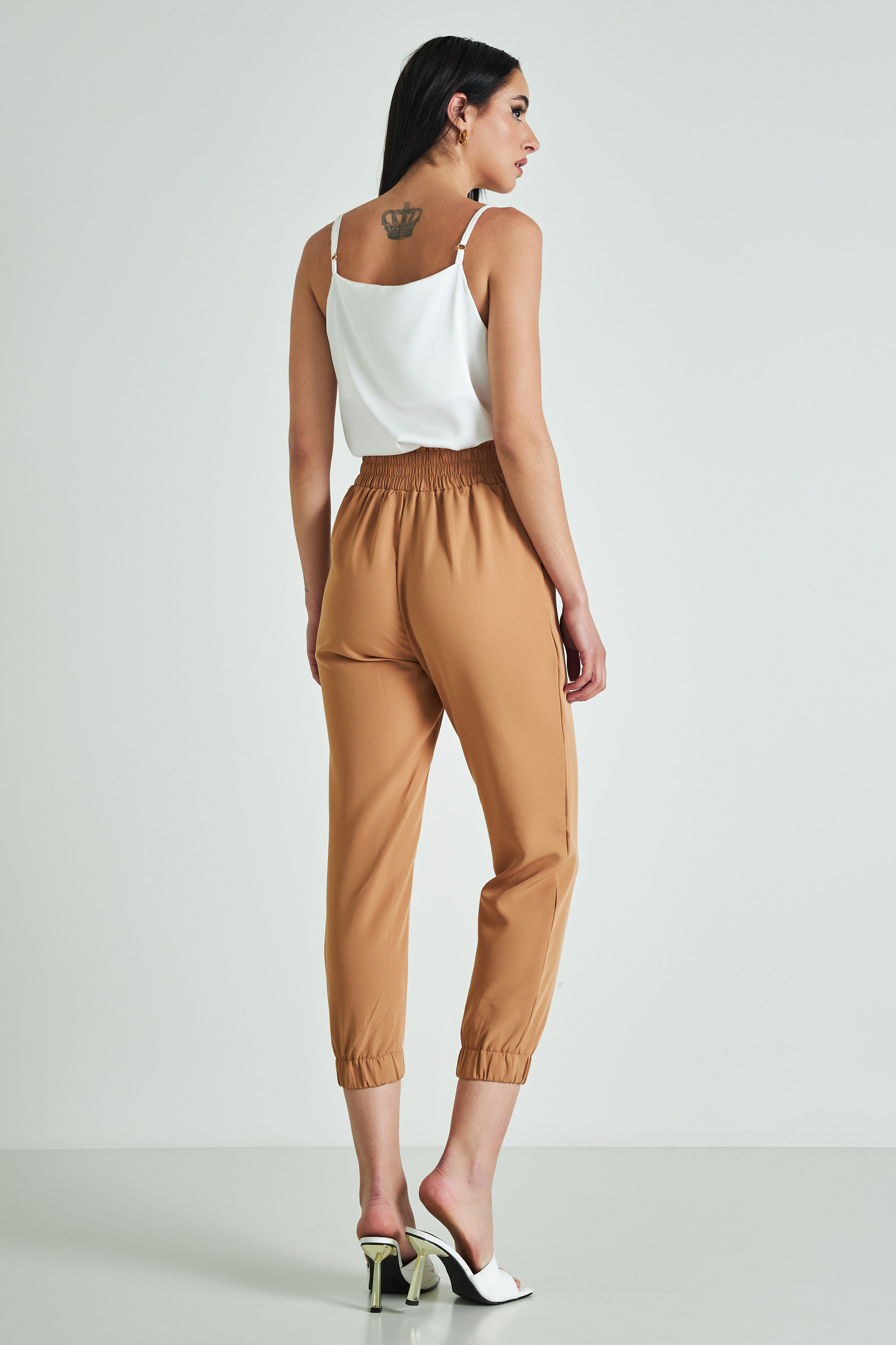 Picture of Elastic high waisted pants