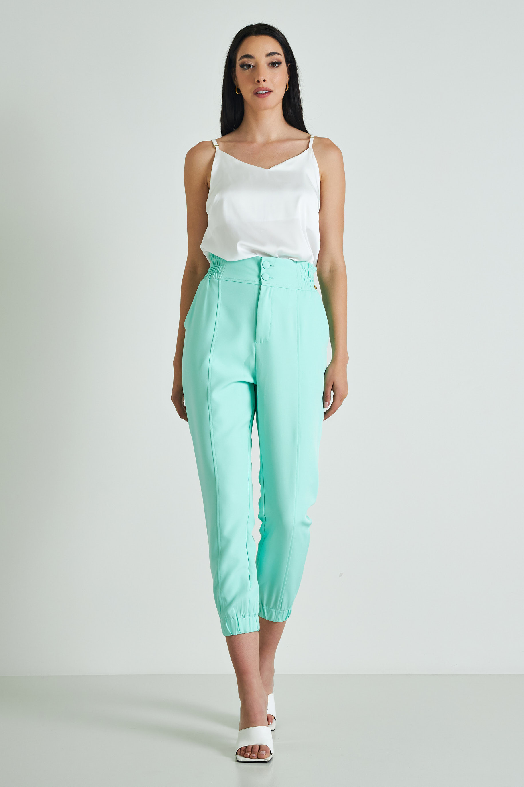 Picture of Elastic high waisted pants