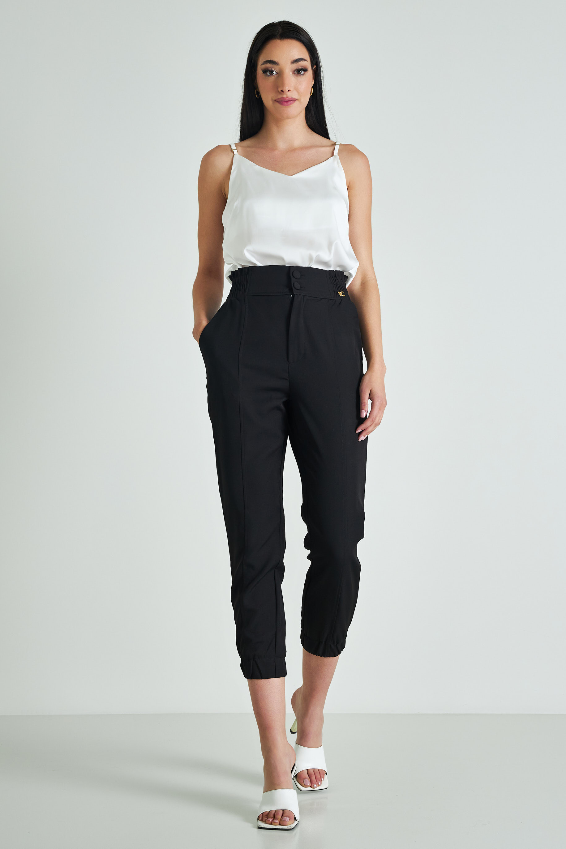 Picture of Elastic high waisted pants