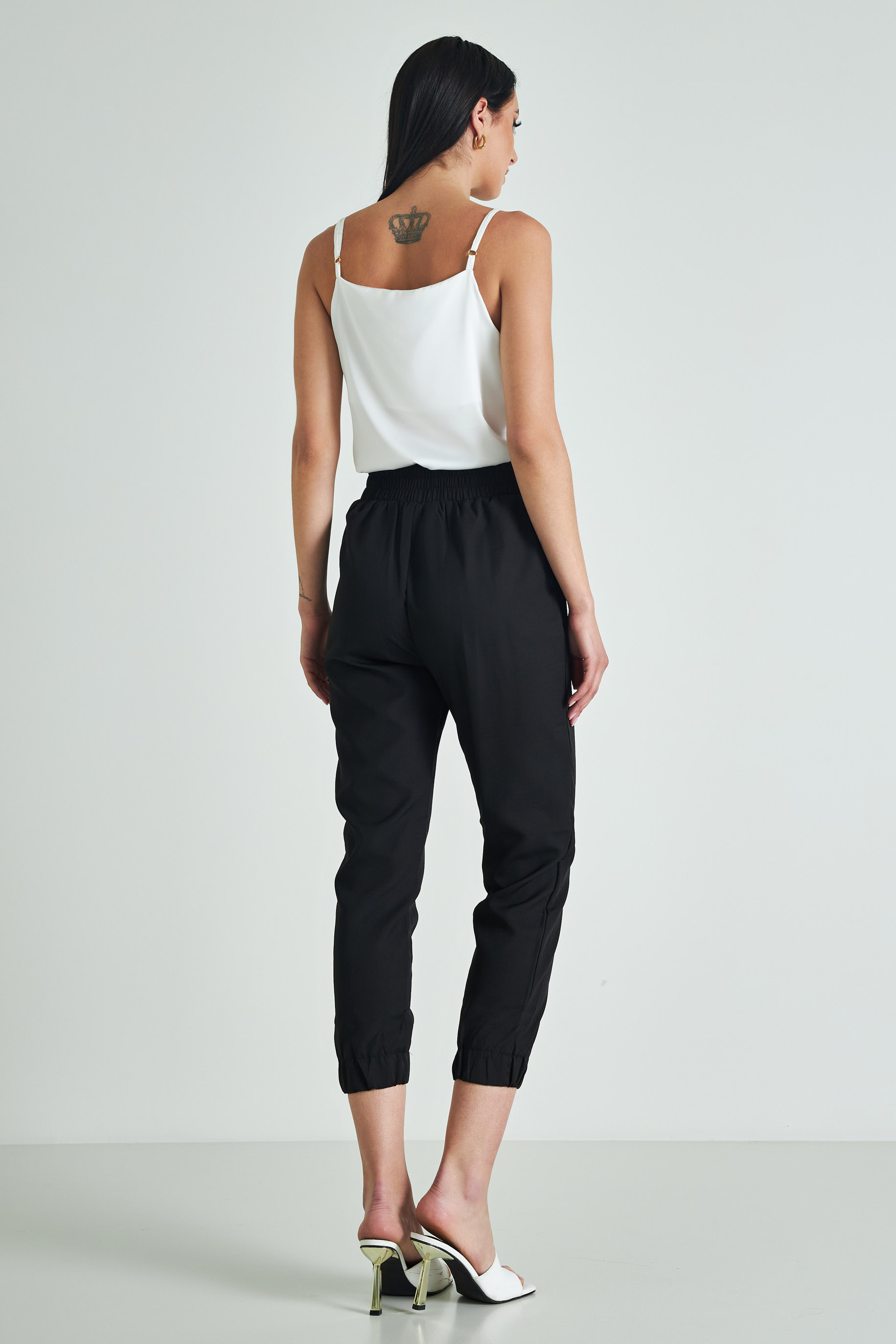 Picture of Elastic high waisted pants