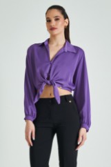 Picture of Satin top with buttons