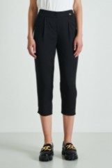 Εικόνα της Παντελόνι υφασμάτινο comfort με πιέτες