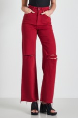 Picture of Wide leg jeans in colors