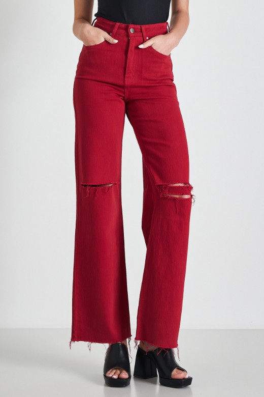 Picture of Wide leg jeans in colors