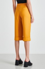 Picture of Pleated zip culotte pants