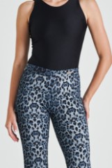 Picture of Flared animal print trousers