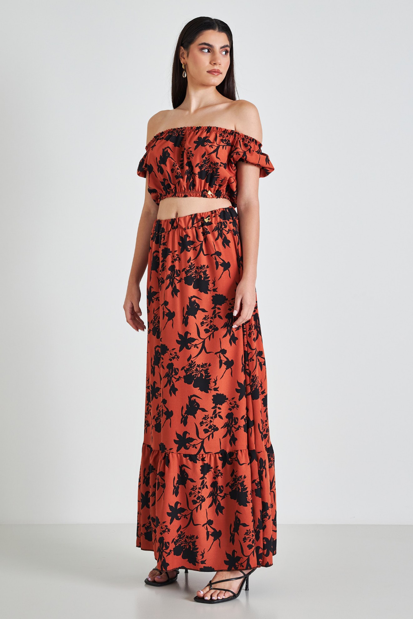 Picture of Maxi floral skirt