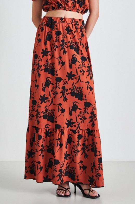 Picture of Maxi floral skirt