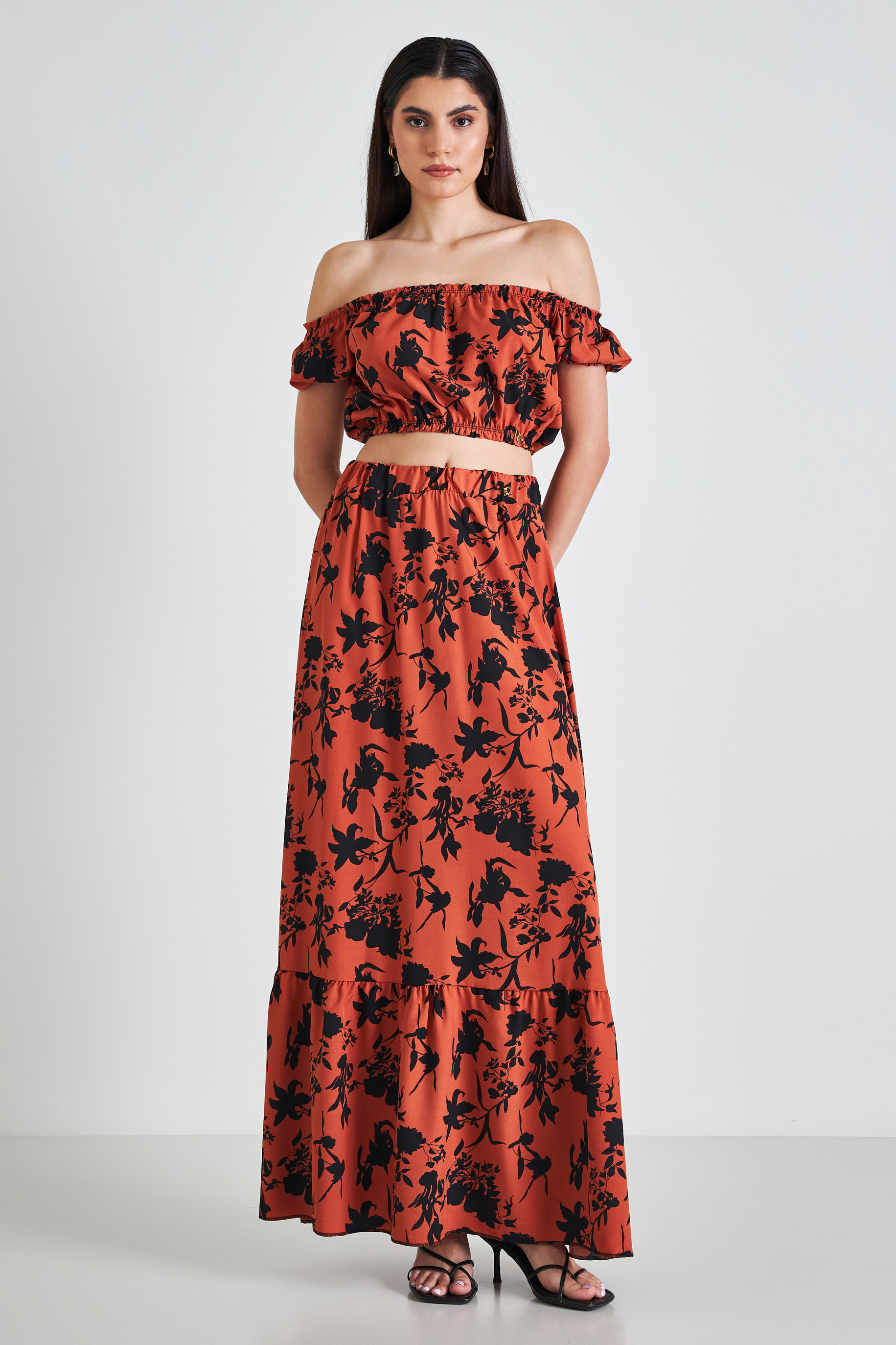 Picture of Maxi floral skirt