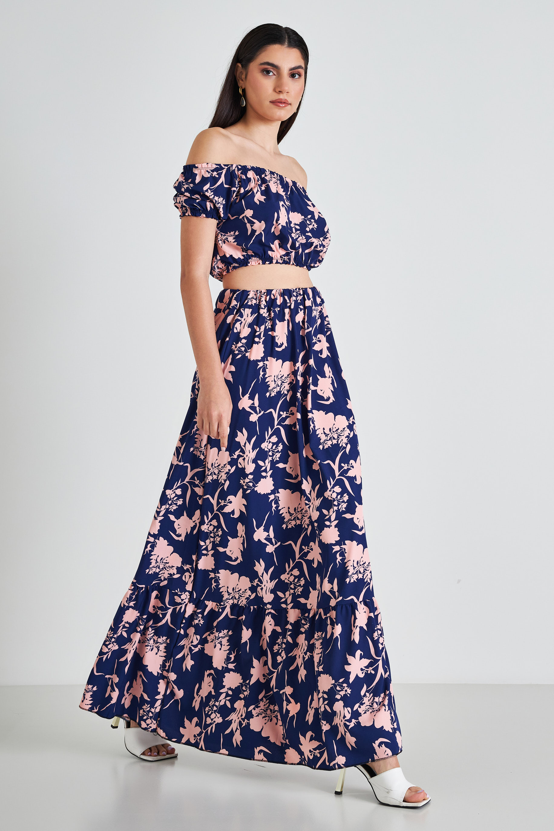 Picture of Maxi floral skirt