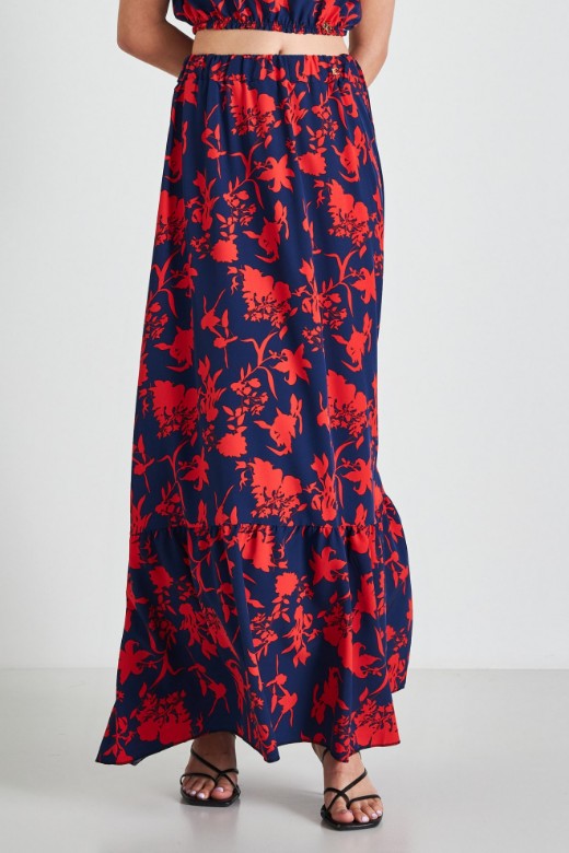 Picture of Maxi floral skirt