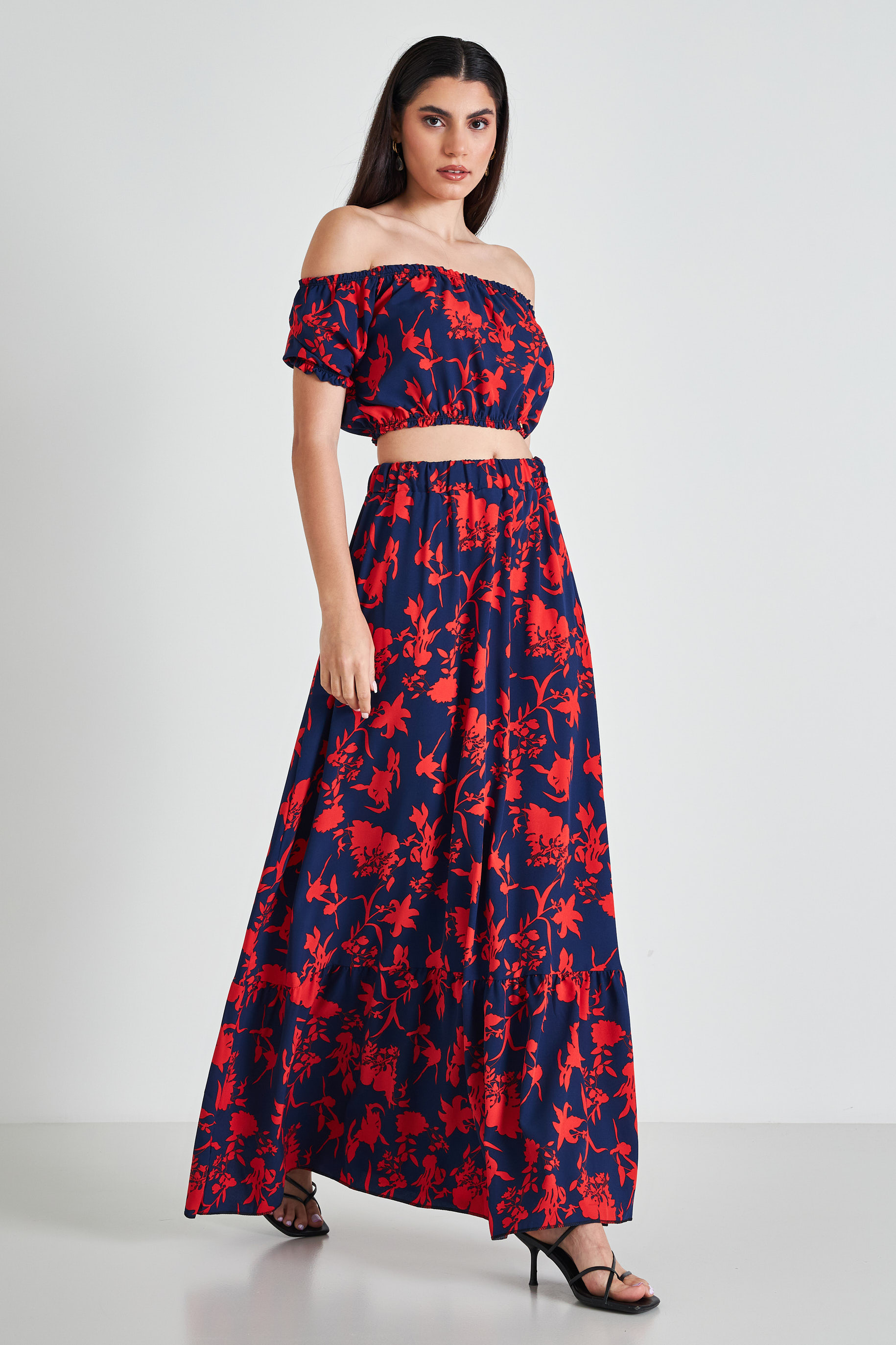 Picture of Maxi floral skirt