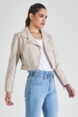 Picture of Cropped biker jacket