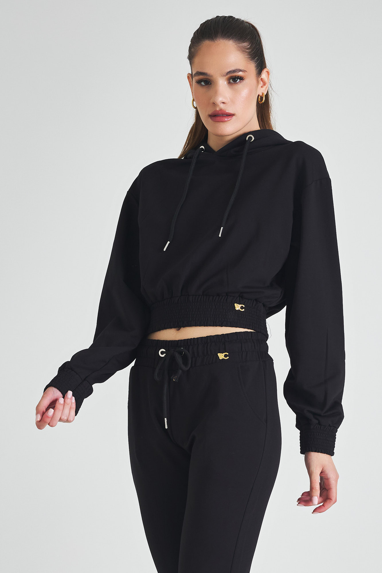 Cropped hoodie