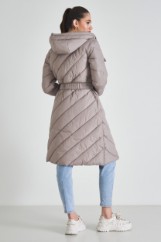 Picture of Puffer belted jacket