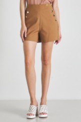 Picture of Highwaisted tailored shorts with buttons