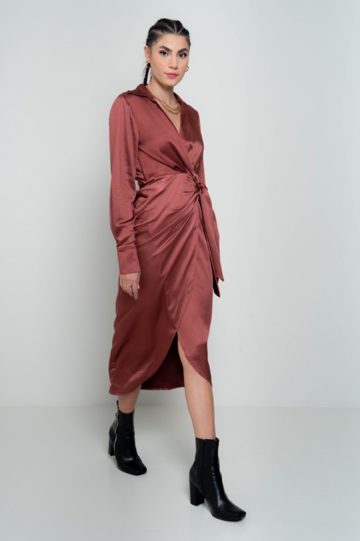 Picture of Wrap long dress