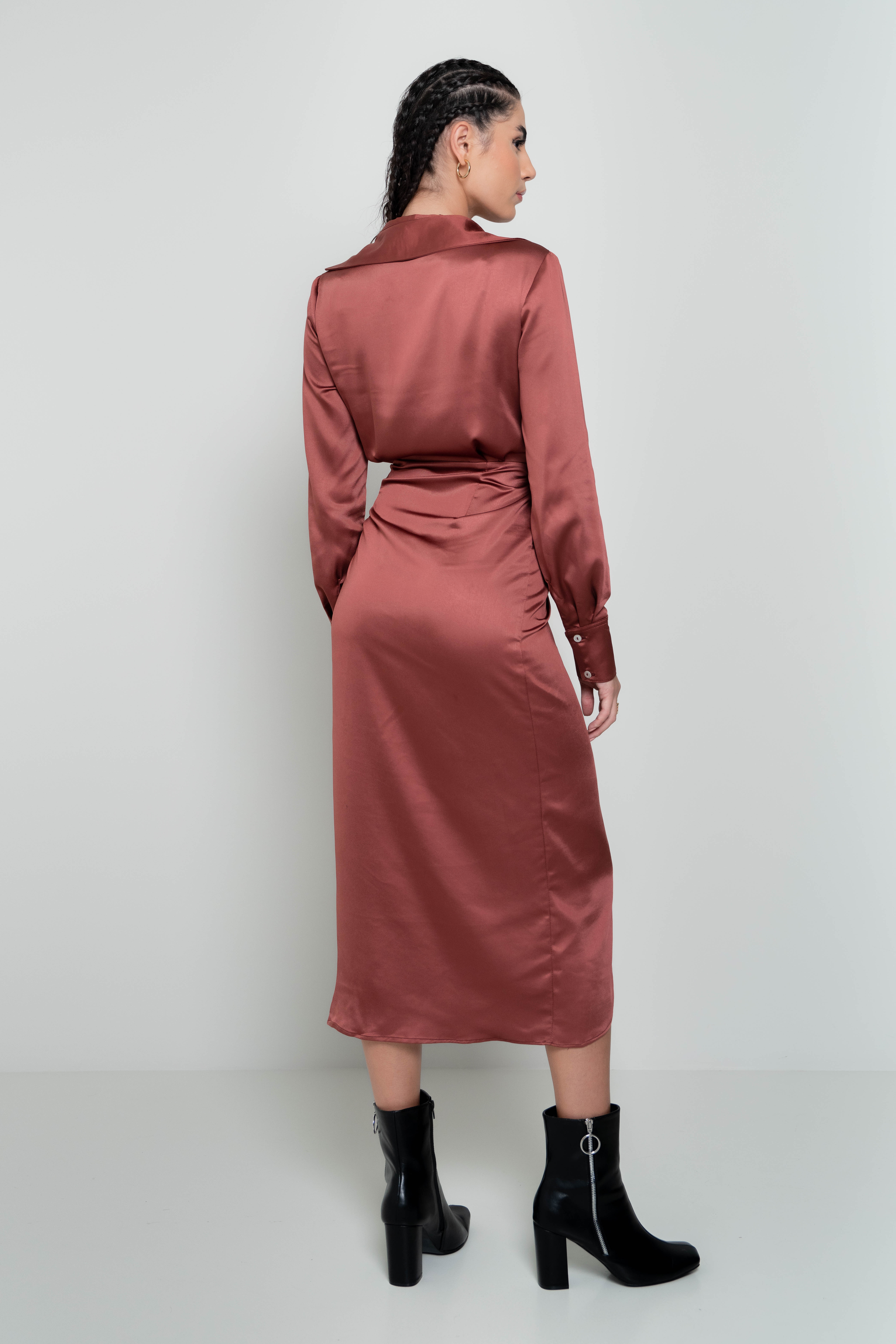 Picture of Wrap long dress