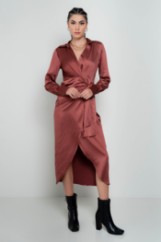 Picture of Wrap long dress