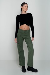 Picture of Cropped sweater with knot