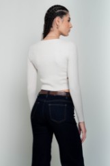 Picture of Cropped sweater with slits