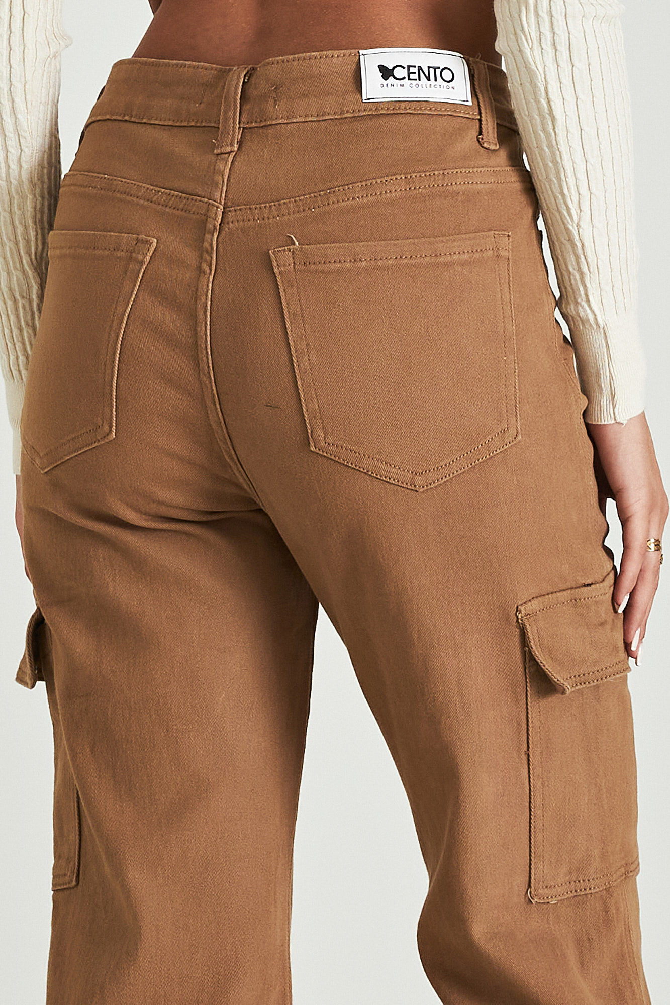 Picture of Highwaisted cargo jeans