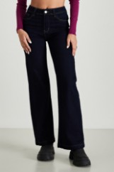 Εικόνα της Τζιν παντελόνι wide leg