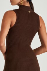 Picture of Ribbed dress with split
