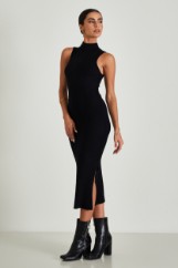 Picture of Ribbed dress with split