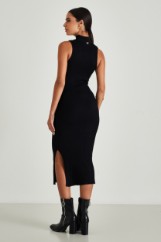 Picture of Ribbed dress with split