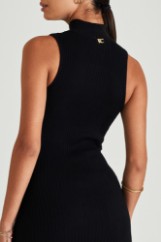 Picture of Ribbed dress with split