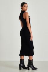 Picture of Ribbed dress with split