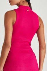 Picture of Ribbed dress with gold buttons