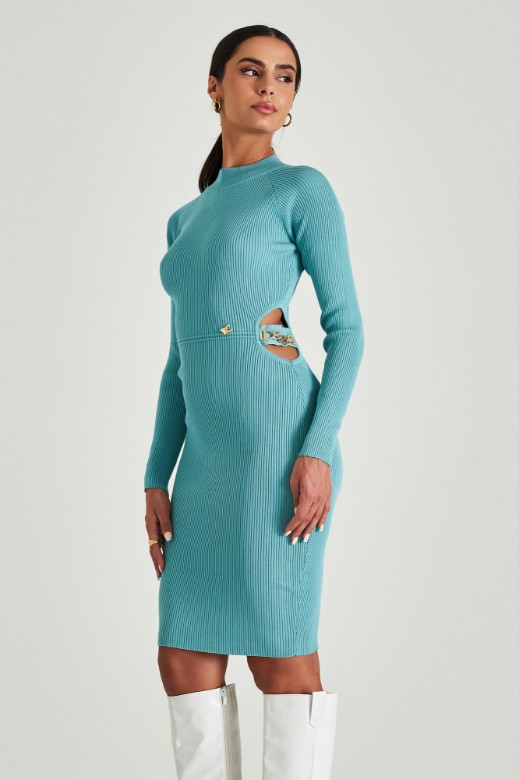 Picture of Knitted dress with slits