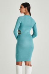 Picture of Knitted dress with slits