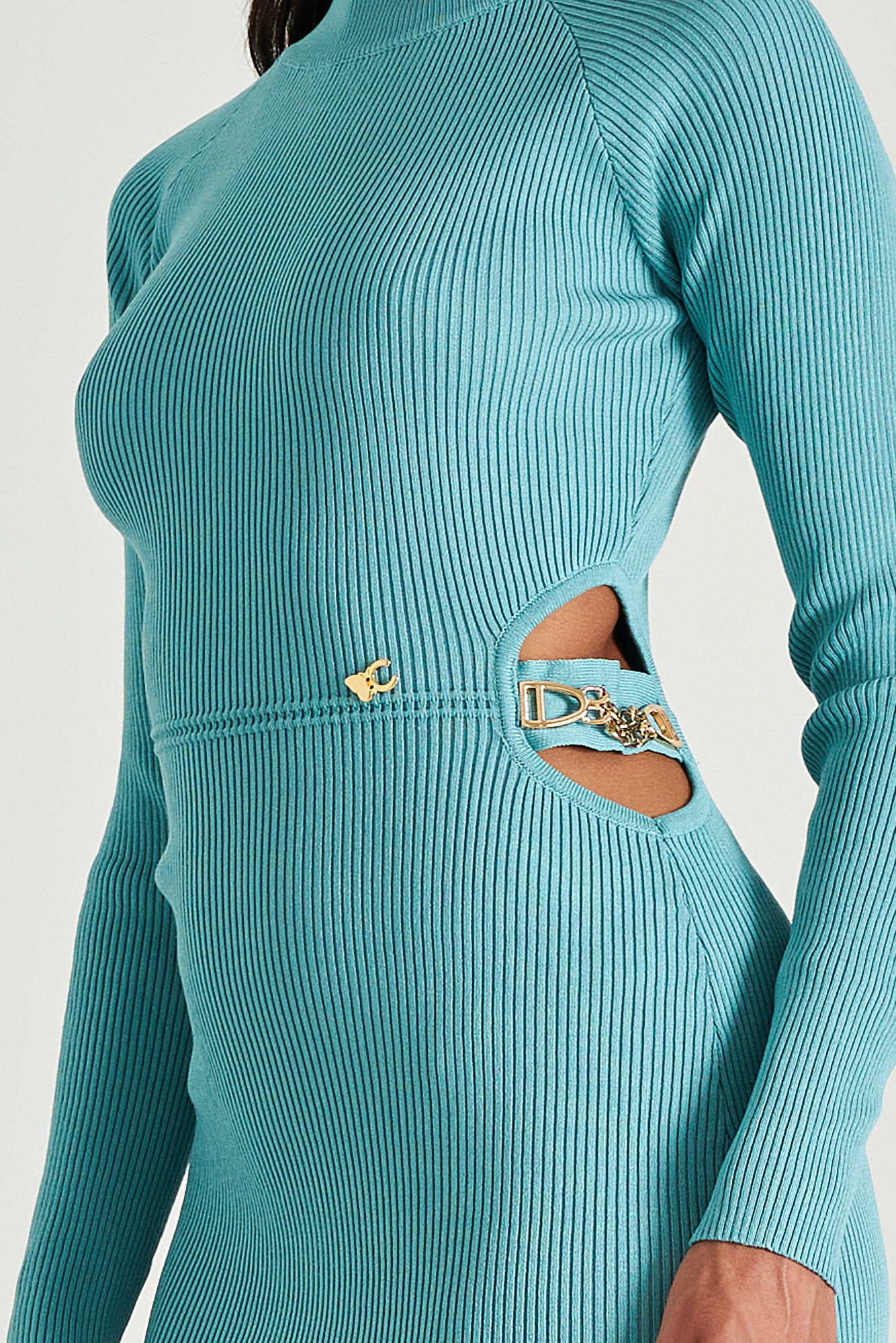 Picture of Knitted dress with slits