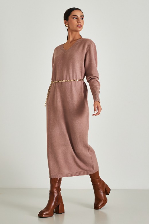 Picture of Loose knitted dress