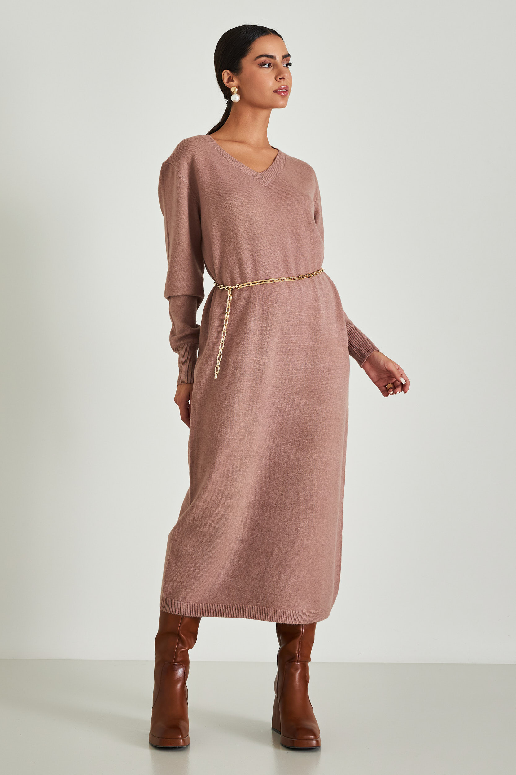 Picture of Loose knitted dress