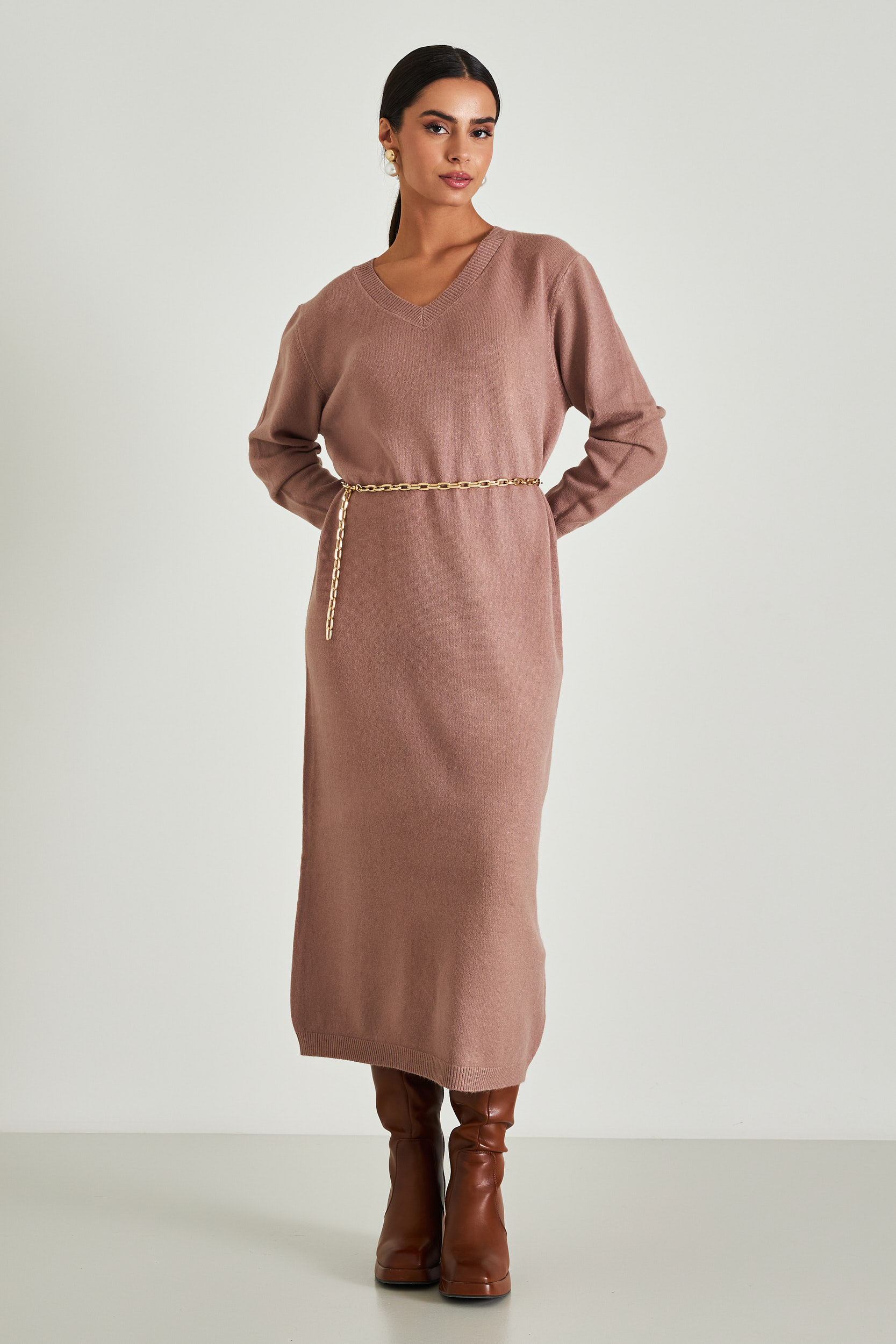 Picture of Loose knitted dress