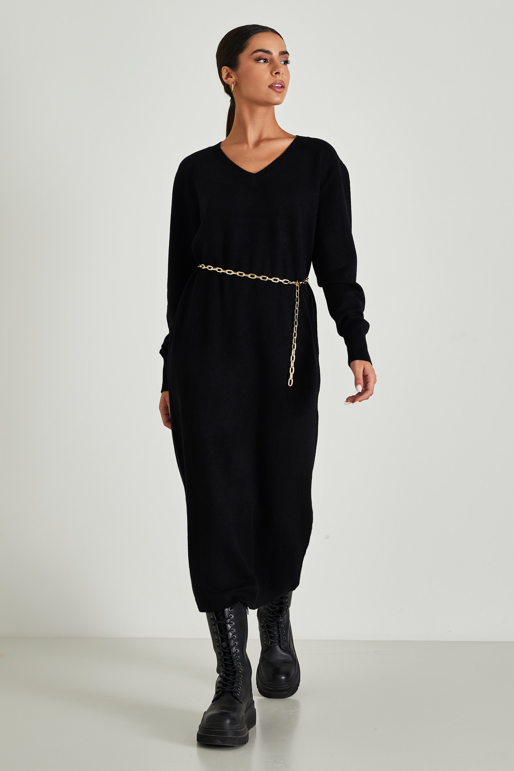 Picture of Loose knitted dress