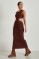 Picture of Ribbed dress with open sides