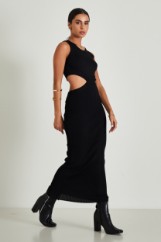 Picture of Ribbed dress with open sides